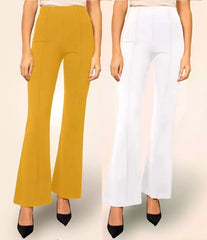 Pretty Graceful Bellbottom Pants For Women