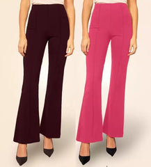 Pretty Graceful Bellbottom Pants For Women