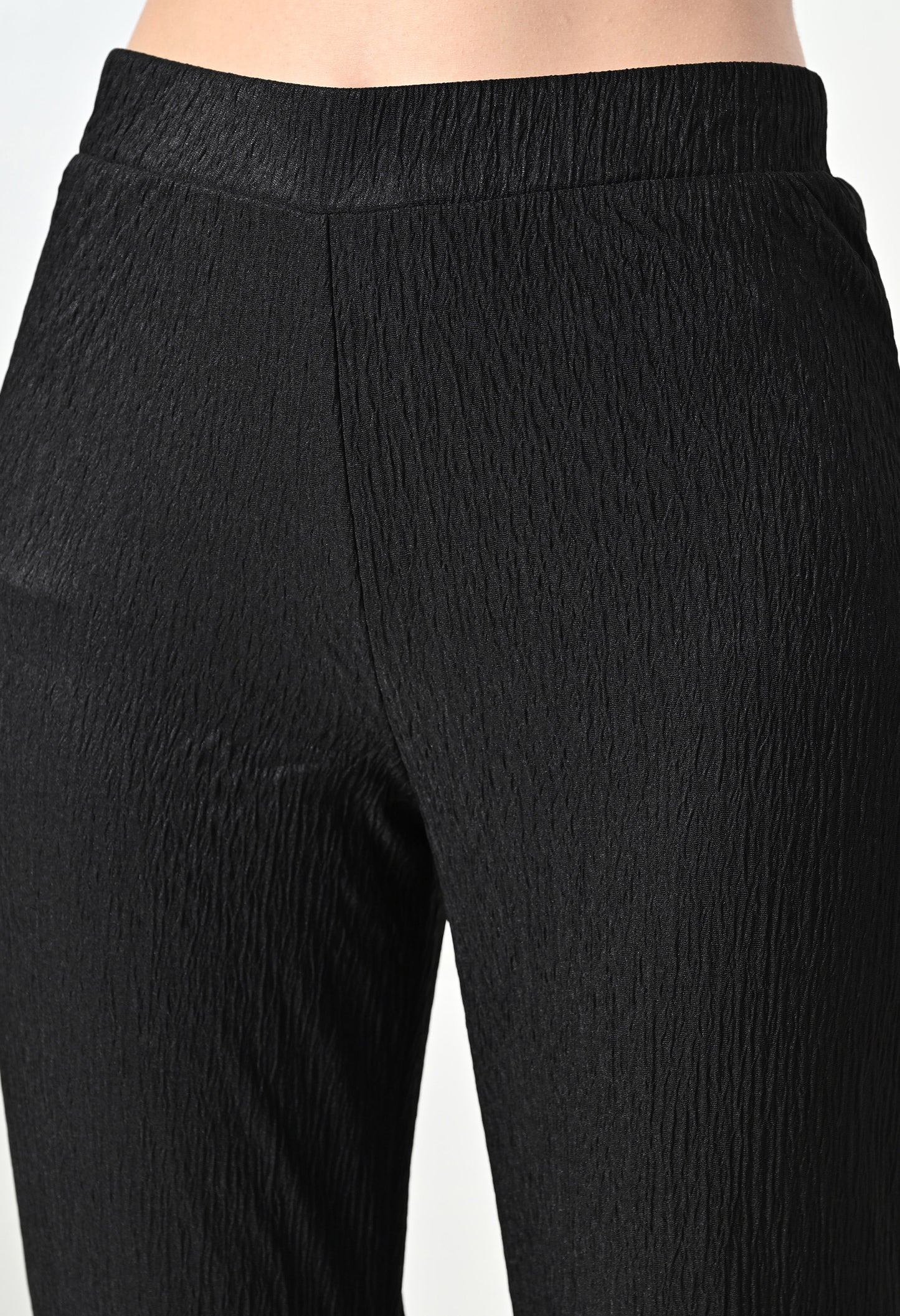 Trendy Glamorous Women Black Trousers