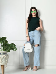 Stylish Glamorous Girls and Womens Green Tops