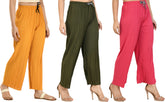 Beautiful Womens Regular Fit Set of 3 Trousers