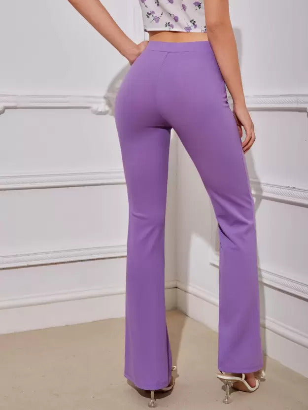 Pretty Graceful  Bellbottom Pants For Women