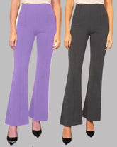 Pretty Graceful  Bellbottom Pants For Women