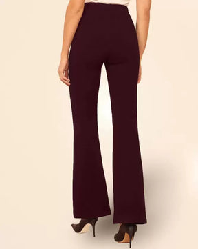 Pretty Graceful  Bellbottom Pants For Women