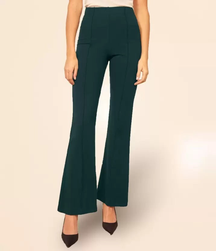 Pretty Graceful  Bellbottom Pants For Women