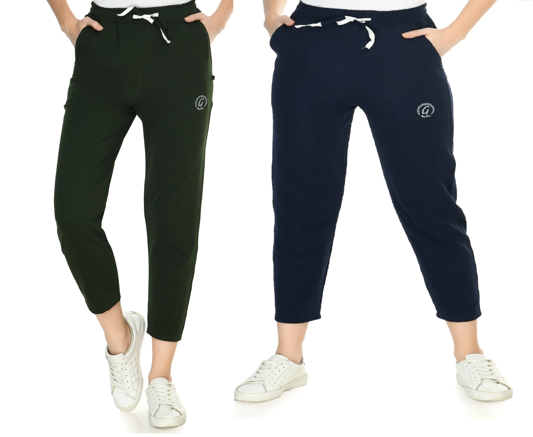 Women's Solid Beautiful Track Pants Pack of 2 for Women and Girls, Perfect for Workouts and Casual Wear