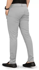Men’s Tailored Slim Fit Lycra Blend Trousers – Contemporary Style and All-Day Comfort for the Modern Man