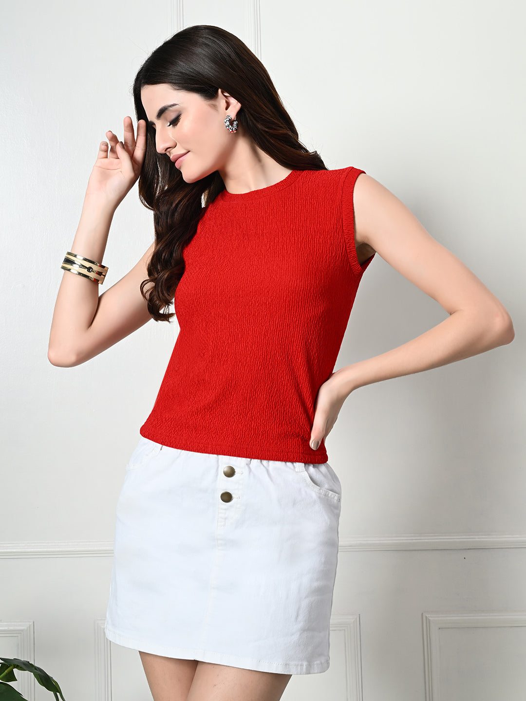 Stylish Glamorous Girls and Womens  Red Tops