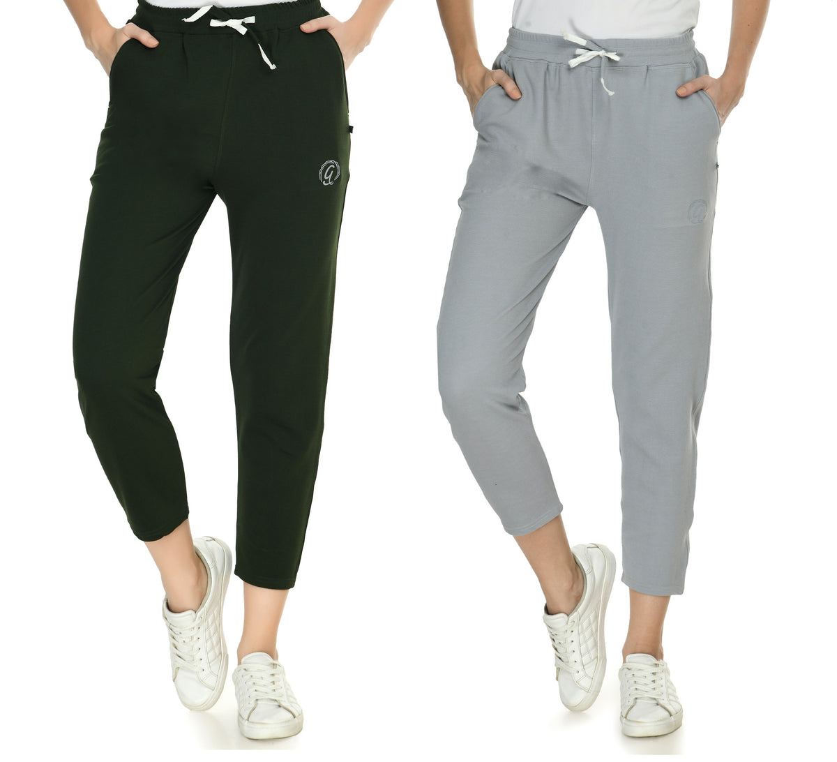 Women's Solid Beautiful Track Pants Pack of 2 for Women and Girls, Perfect for Workouts and Casual Wear