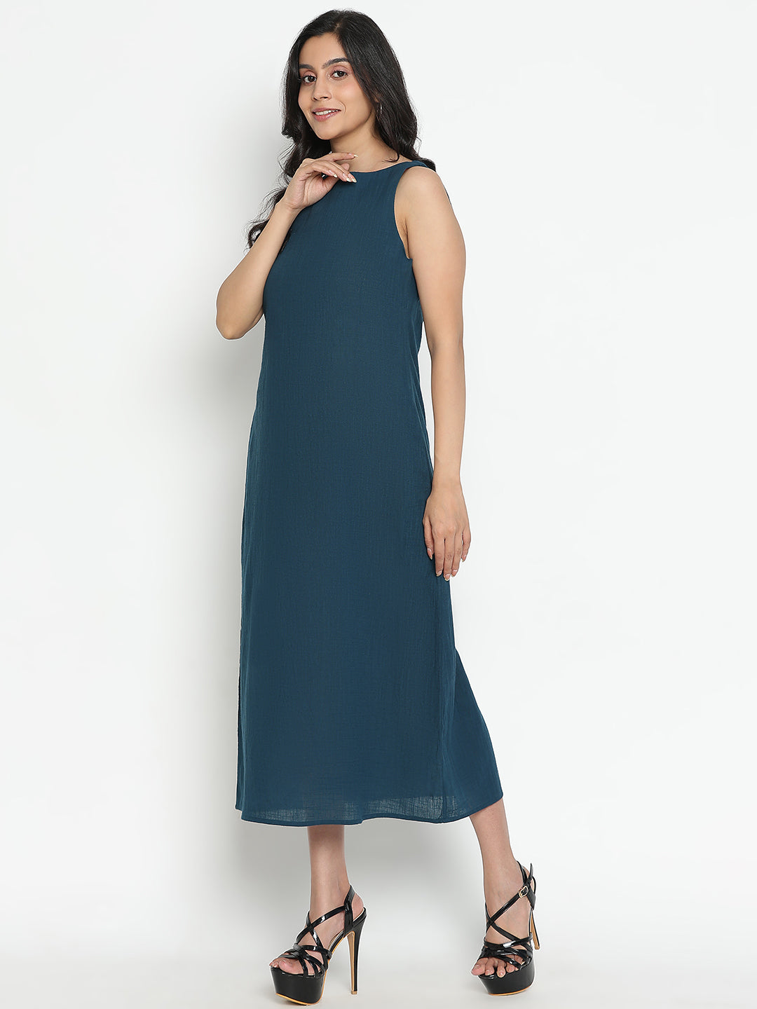 Elegant Women and Girls Sleeveless Dress for Every Occasion - Stylish, Comfortable, and Versatile Fashion