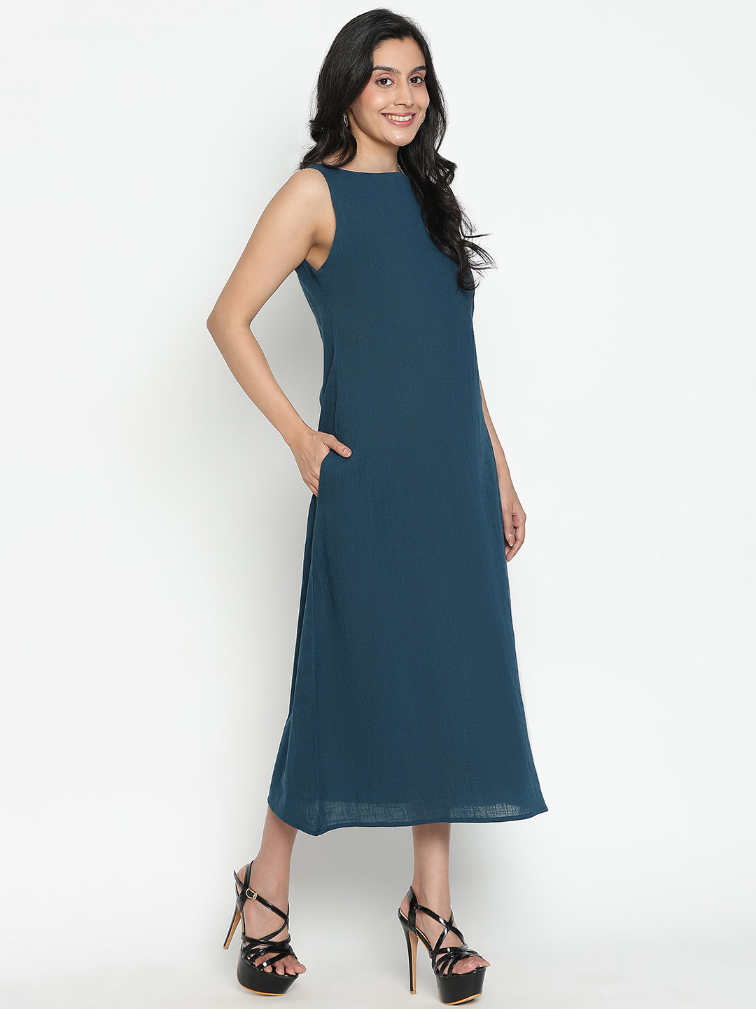 Elegant Women and Girls Sleeveless Dress for Every Occasion - Stylish, Comfortable, and Versatile Fashion