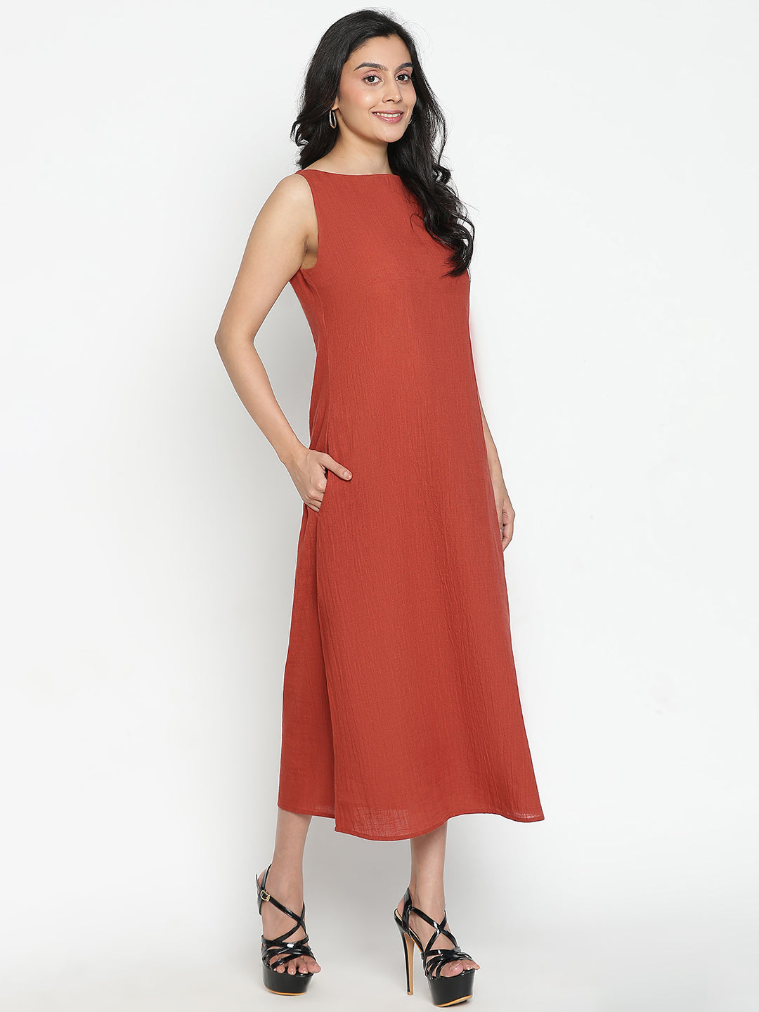 Elegant Women and Girls Sleeveless Dress for Every Occasion - Stylish, Comfortable, and Versatile Fashion