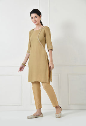 Women Self Design cotton  Straight Kurta